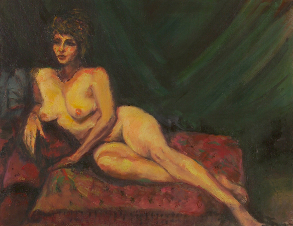 saeed marefat-figure painting-reclining nude 2