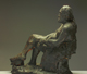 saeed marefat-sitting man-sculpture