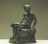 saeed marefat-sitting nude sculpture