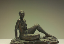 saeed marefat-sitting nude 2 sculpture