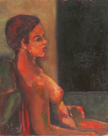 saeed marefat-figure painting-sitting nude 5