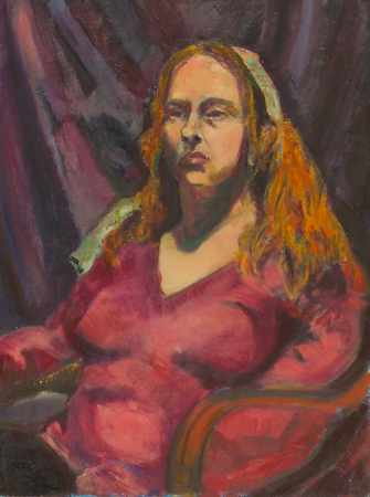 saeed marefat-figure painting-sitting woman 2